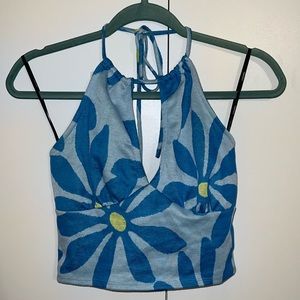 Forever 21 Floral Halter Top